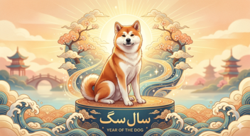 تصویر حیوان سال سگ در چرخه دوازده‌گانه